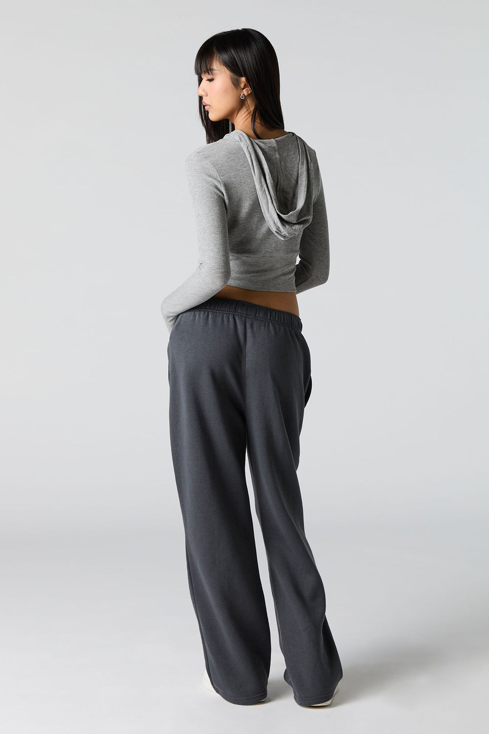 Solid Fleece Wide Leg Sweatpant Solid Fleece Wide Leg Sweatpant 12