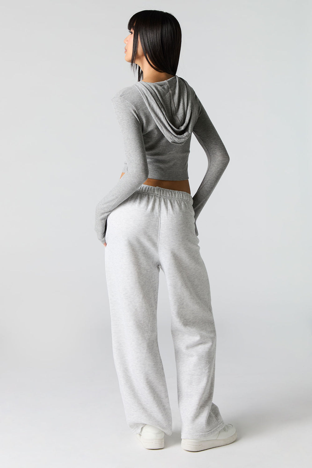 Solid Fleece Wide Leg Sweatpant Solid Fleece Wide Leg Sweatpant 15