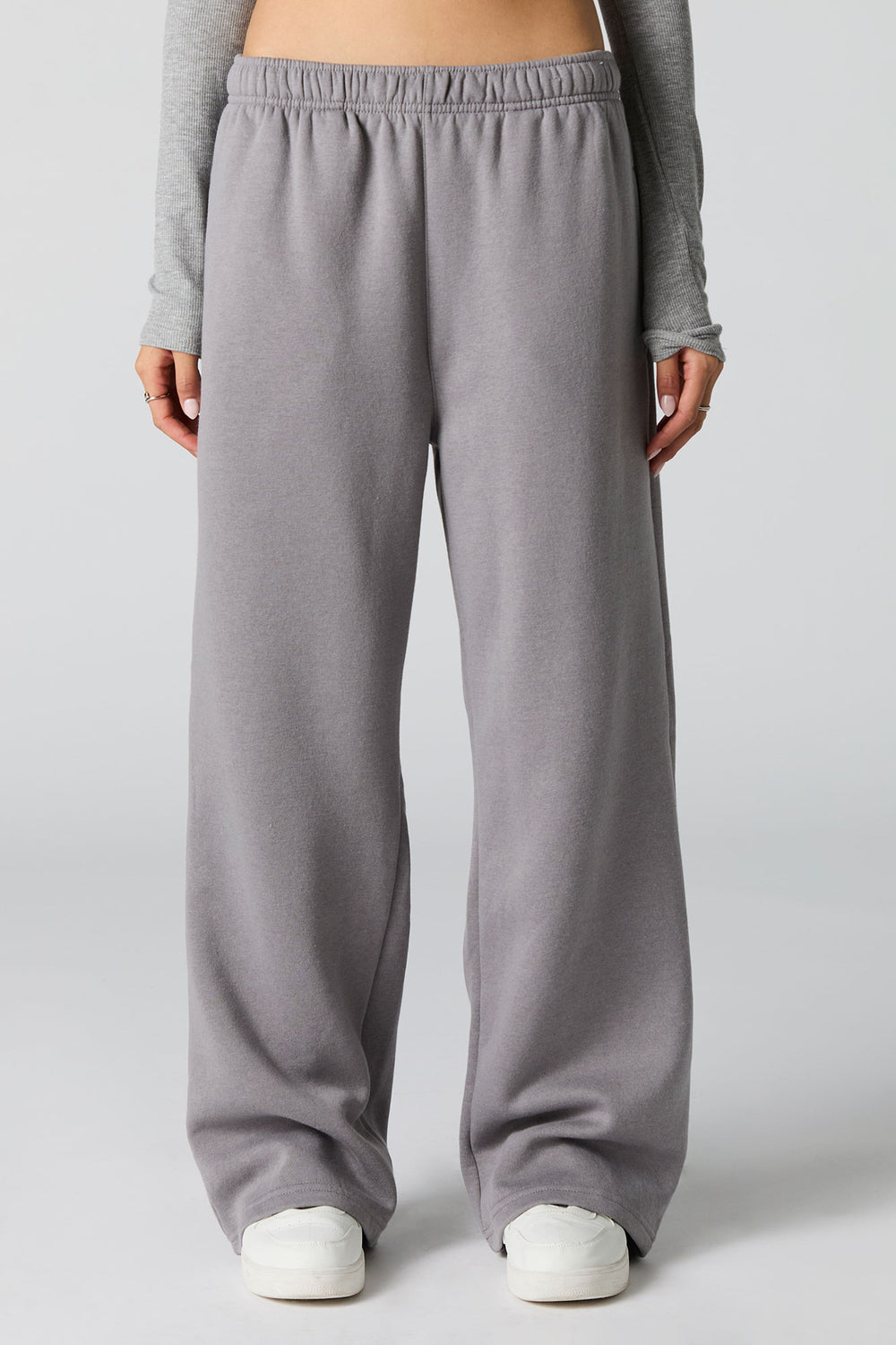 Solid Fleece Wide Leg Sweatpant Solid Fleece Wide Leg Sweatpant 17