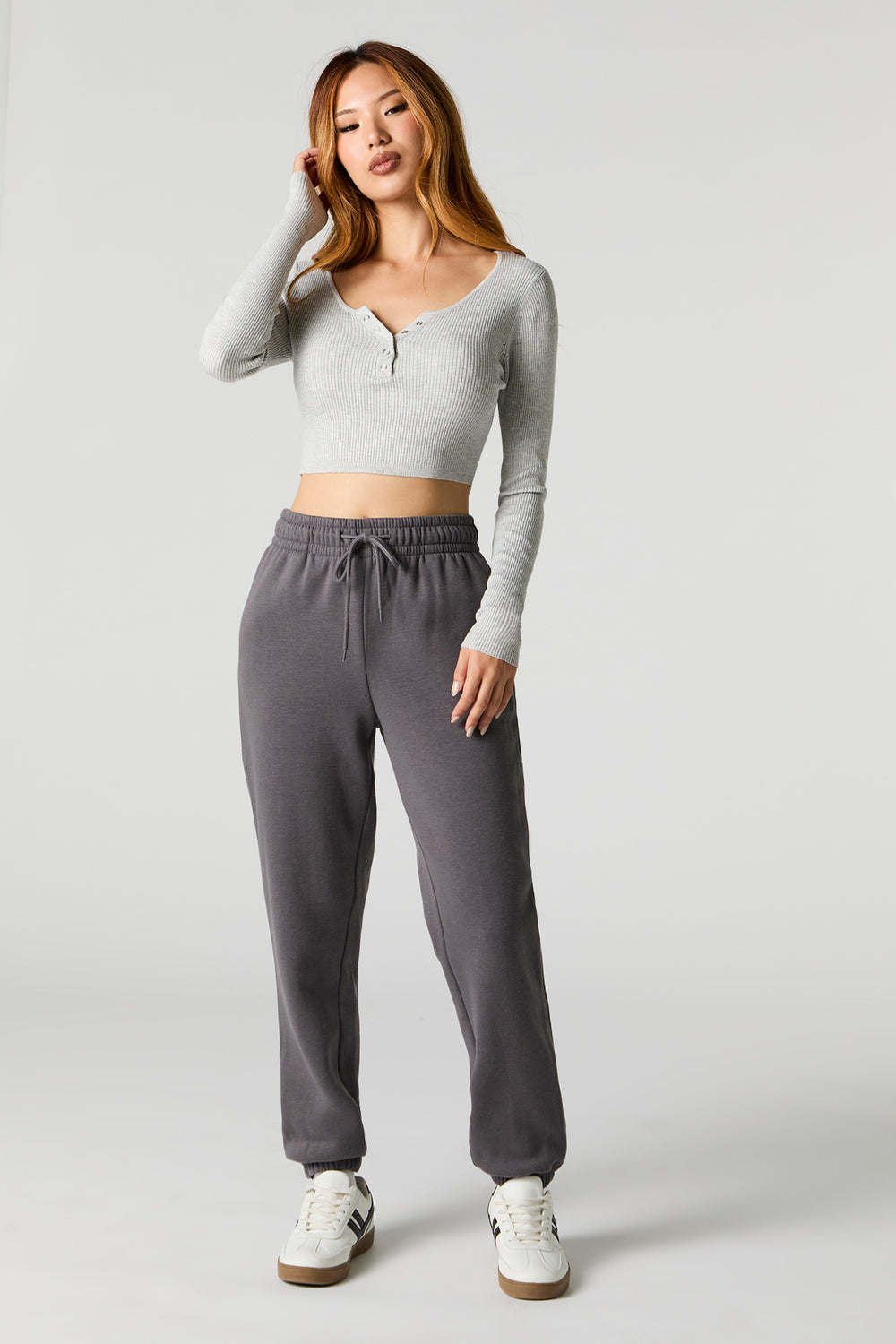 High Rise Fleece Jogger High Rise Fleece Jogger 10