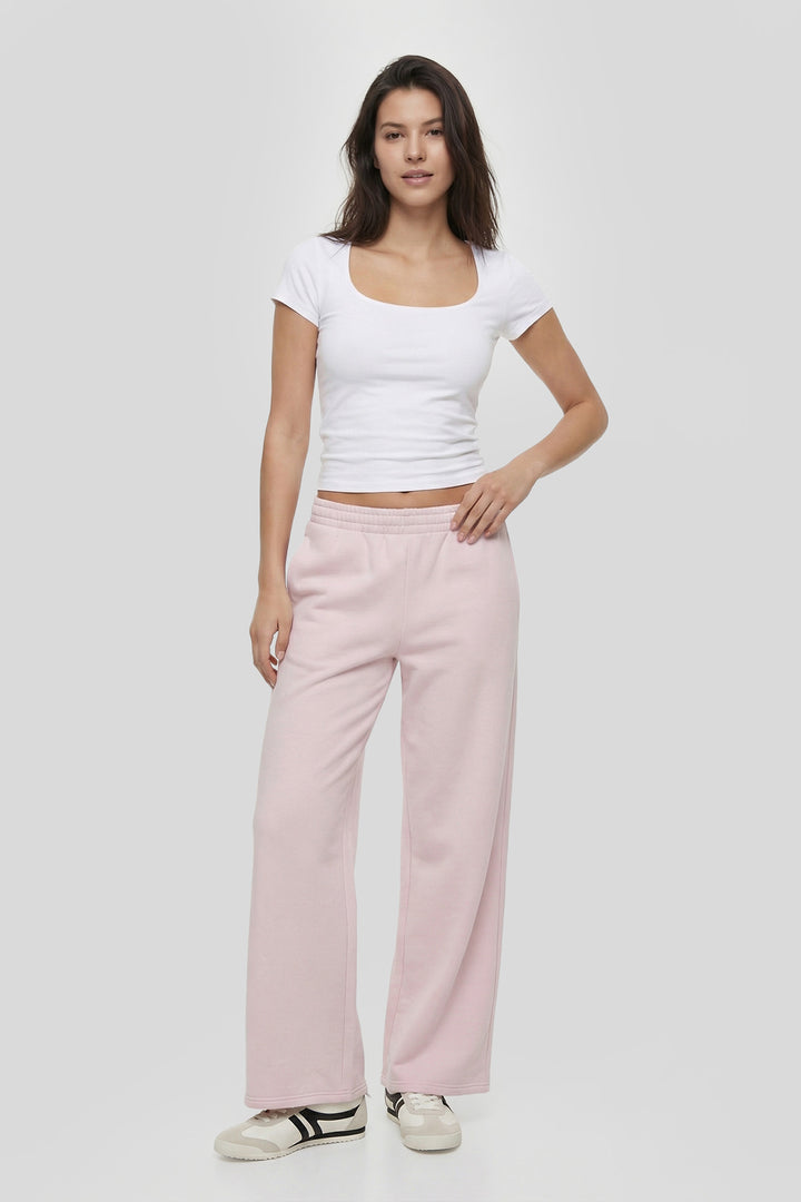 Fleece Ultra Wide Leg Sweatpant