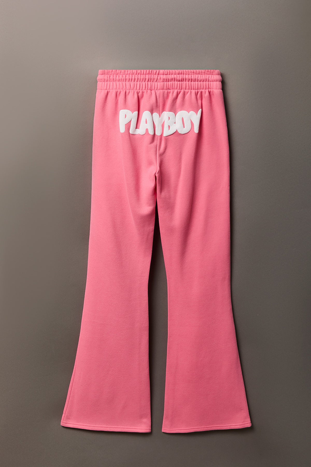 Alt View 4. Playboy Fleece Graphic Flare Pant - Pink