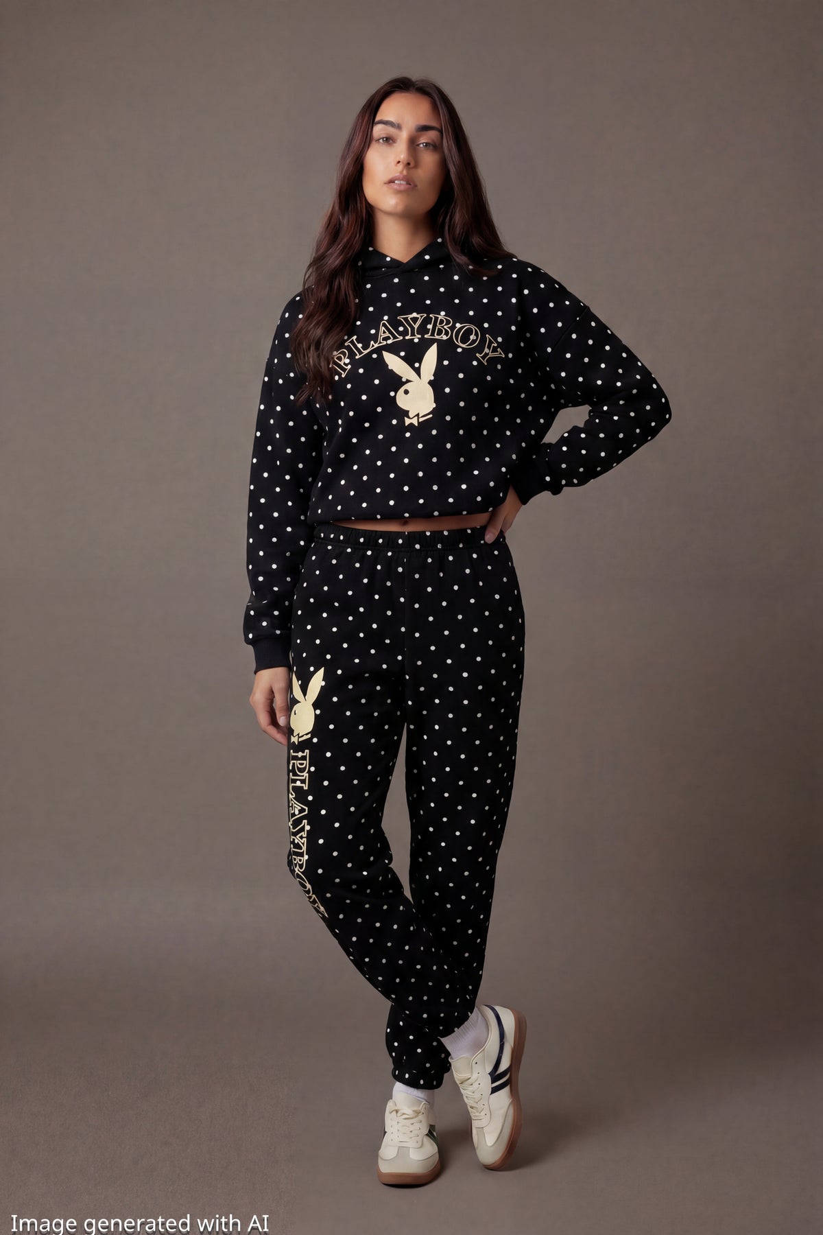 Playboy Graphic Fleece Jogger - Black