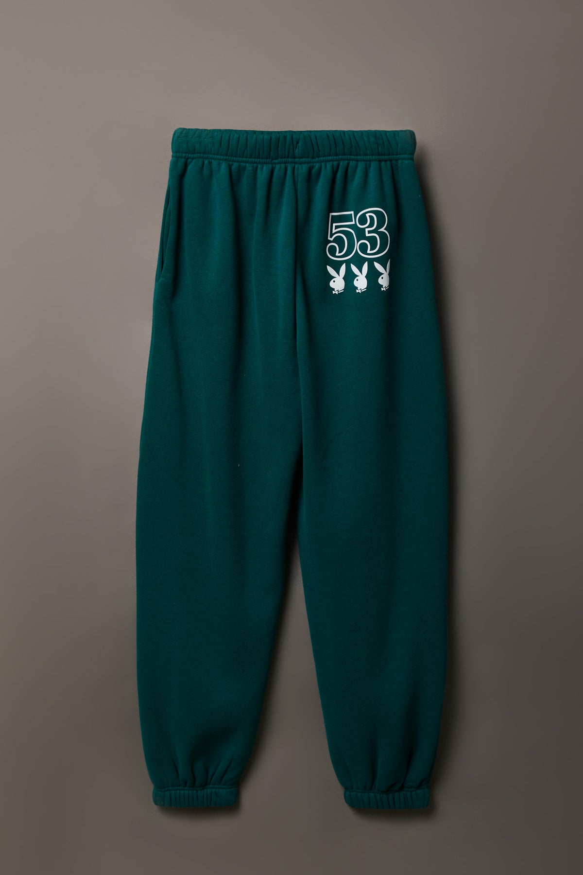 Alt View 4. Playboy Graphic Fleece Jogger - Green