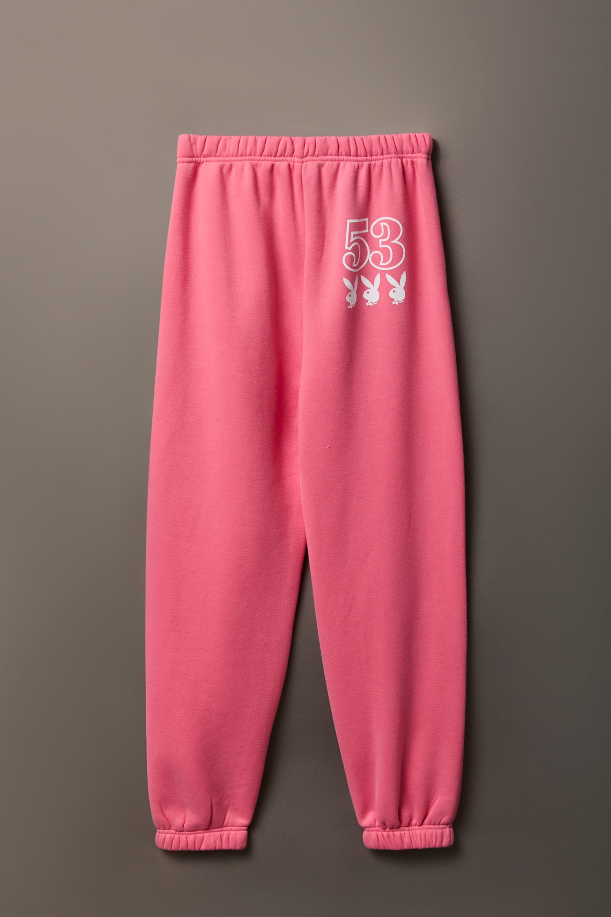 Alt View 4. Playboy Graphic Fleece Jogger - Pink