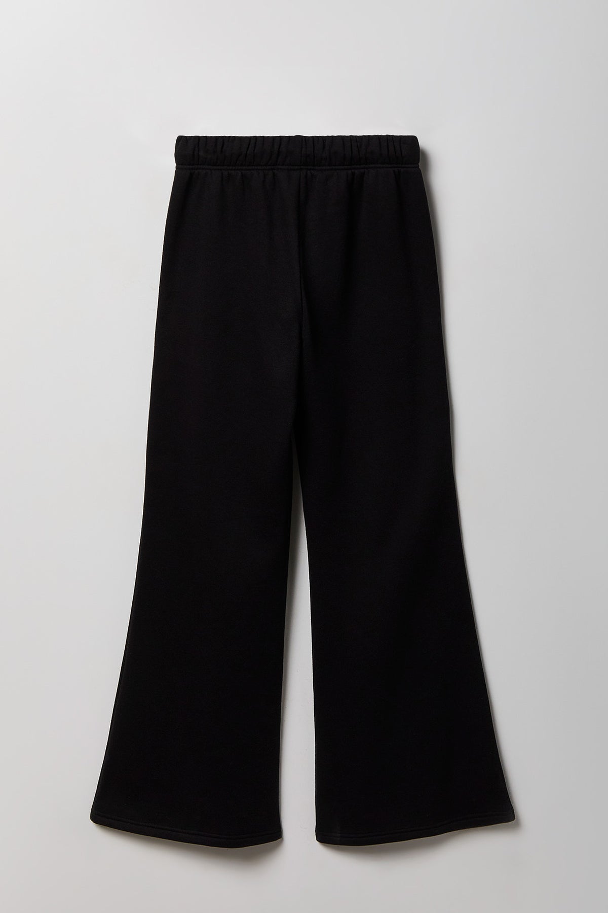 Alt View 5. Fleece Wide Leg Sweatpant - Black