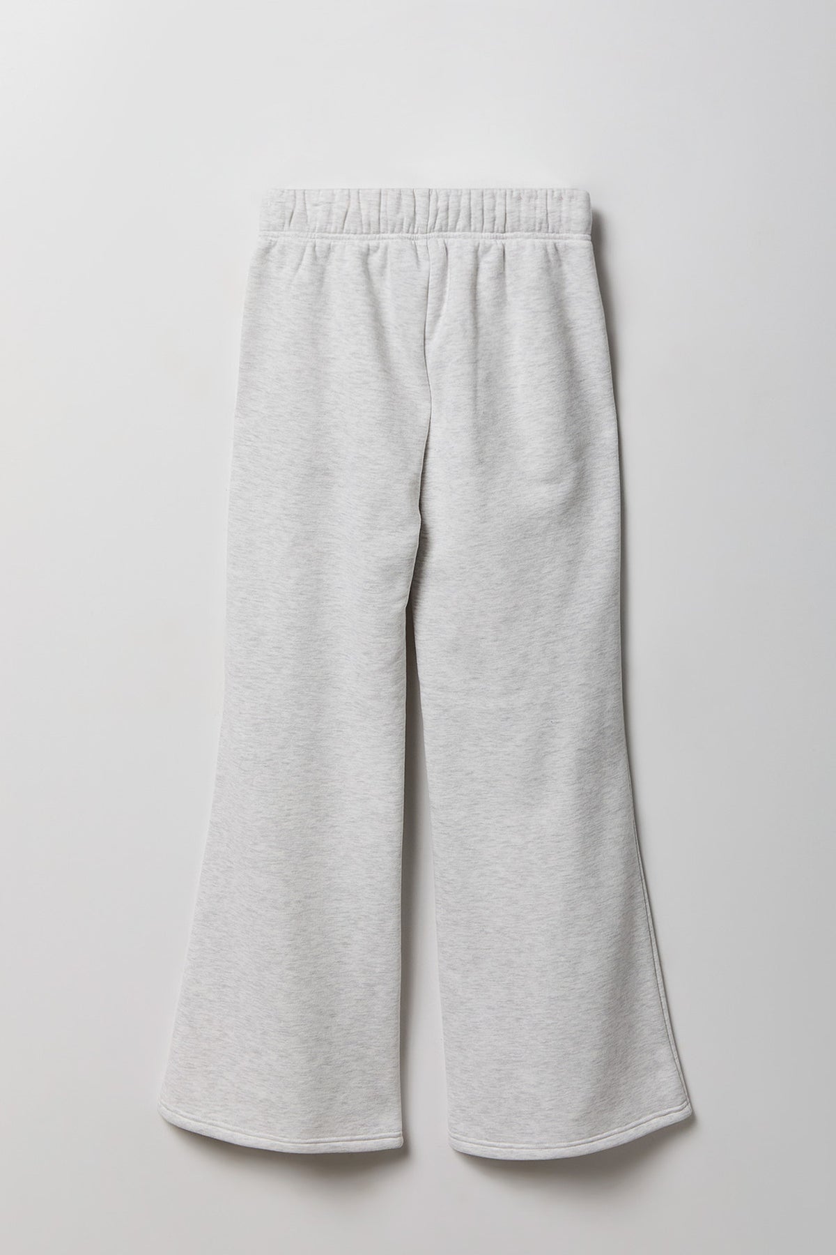 Alt View 4. Fleece Wide Leg Sweatpant - Light Grey