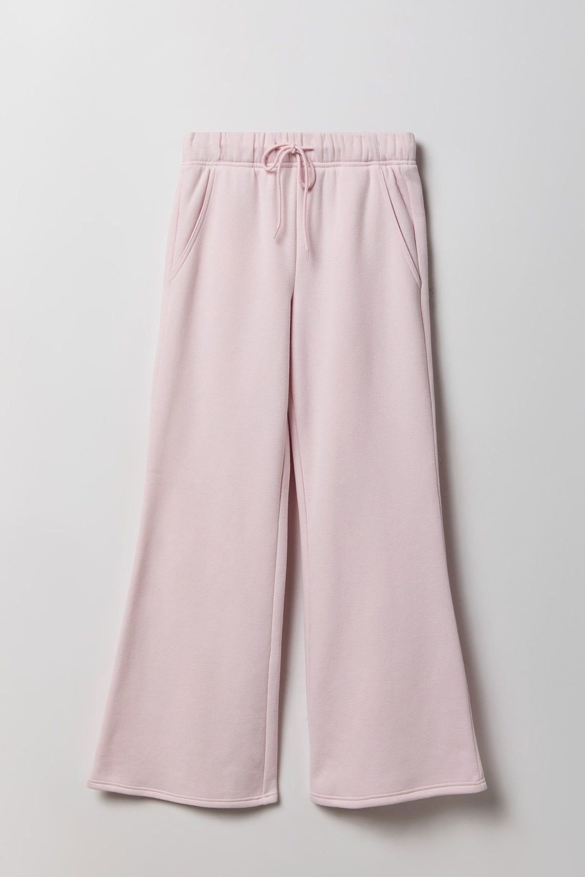 Alt View 4. Fleece Wide Leg Sweatpant - Light Pink