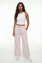 Fleece Wide Leg Sweatpant