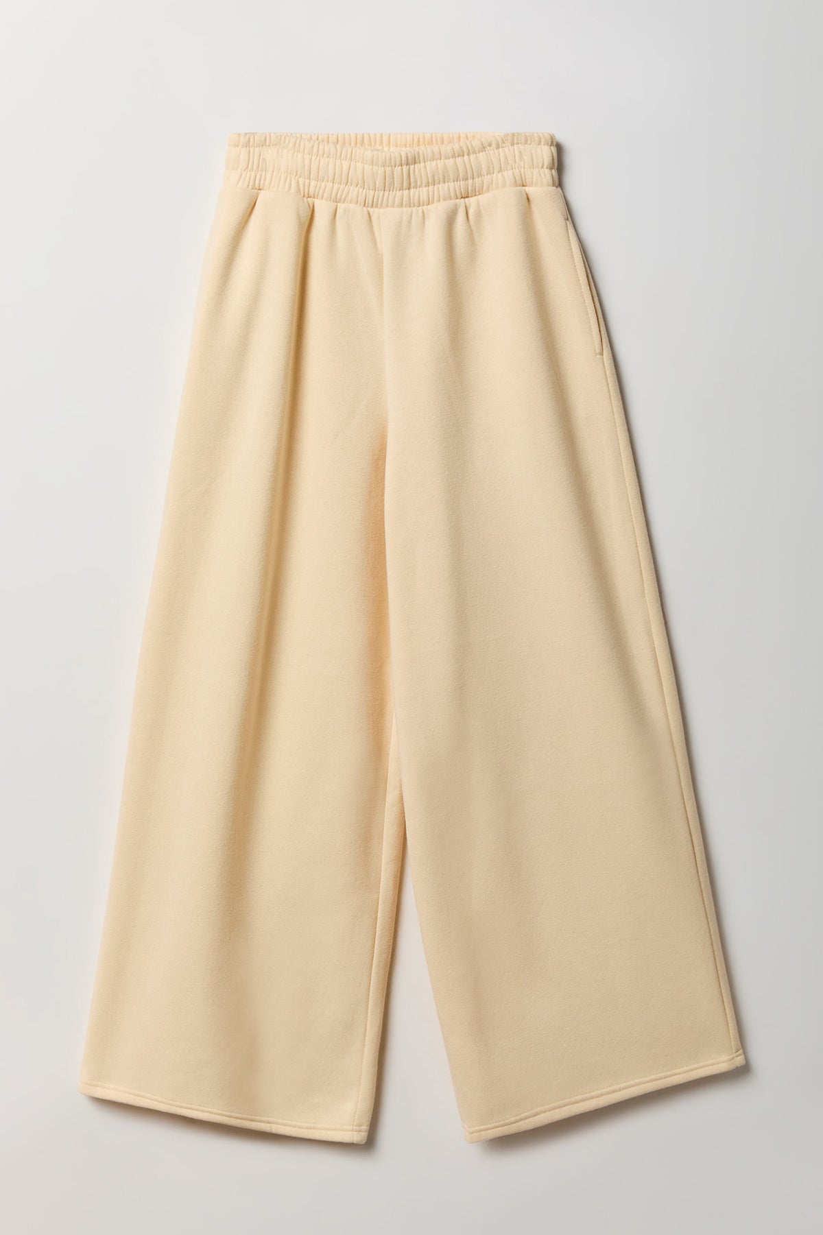 Alt View 9. Fleece Ultra Wide Leg Sweatpant - Taupe