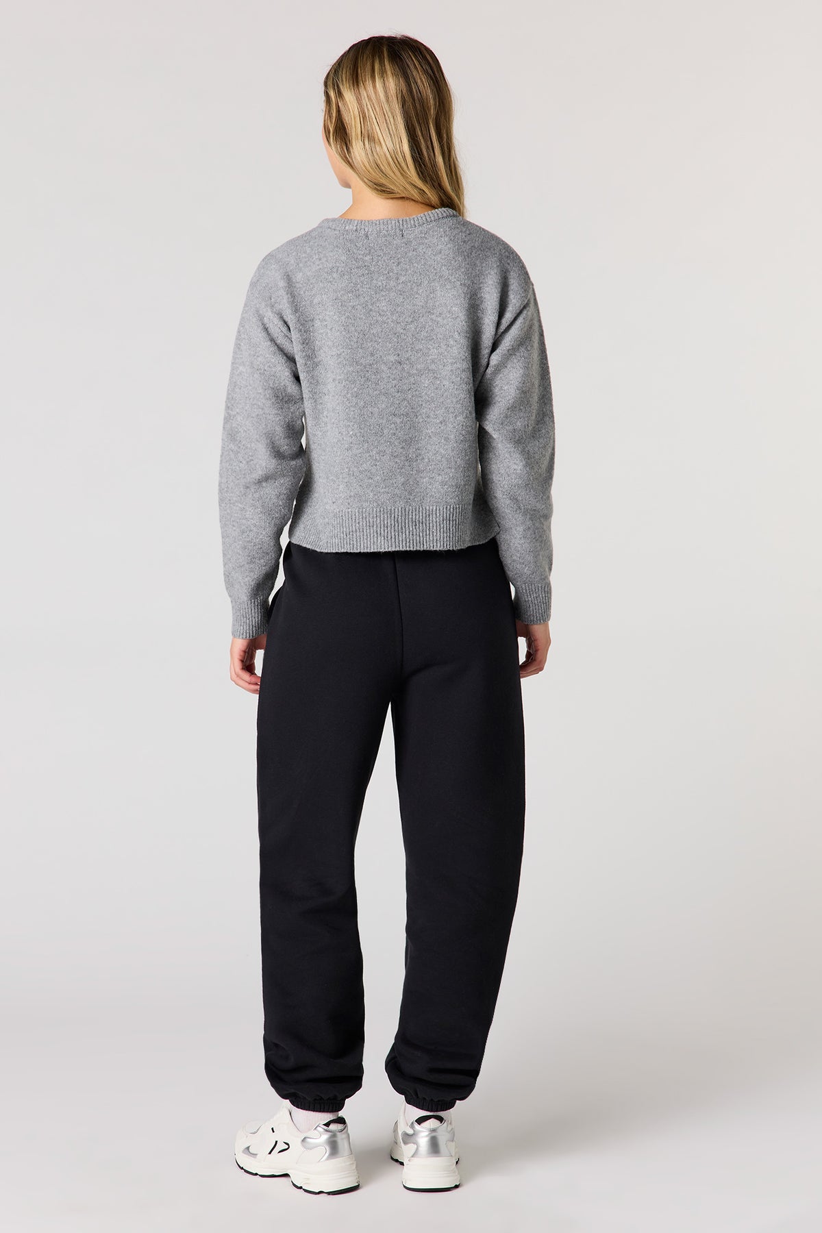 Alt View 3. Luxe Fleece Low Rise Jogger - Black
