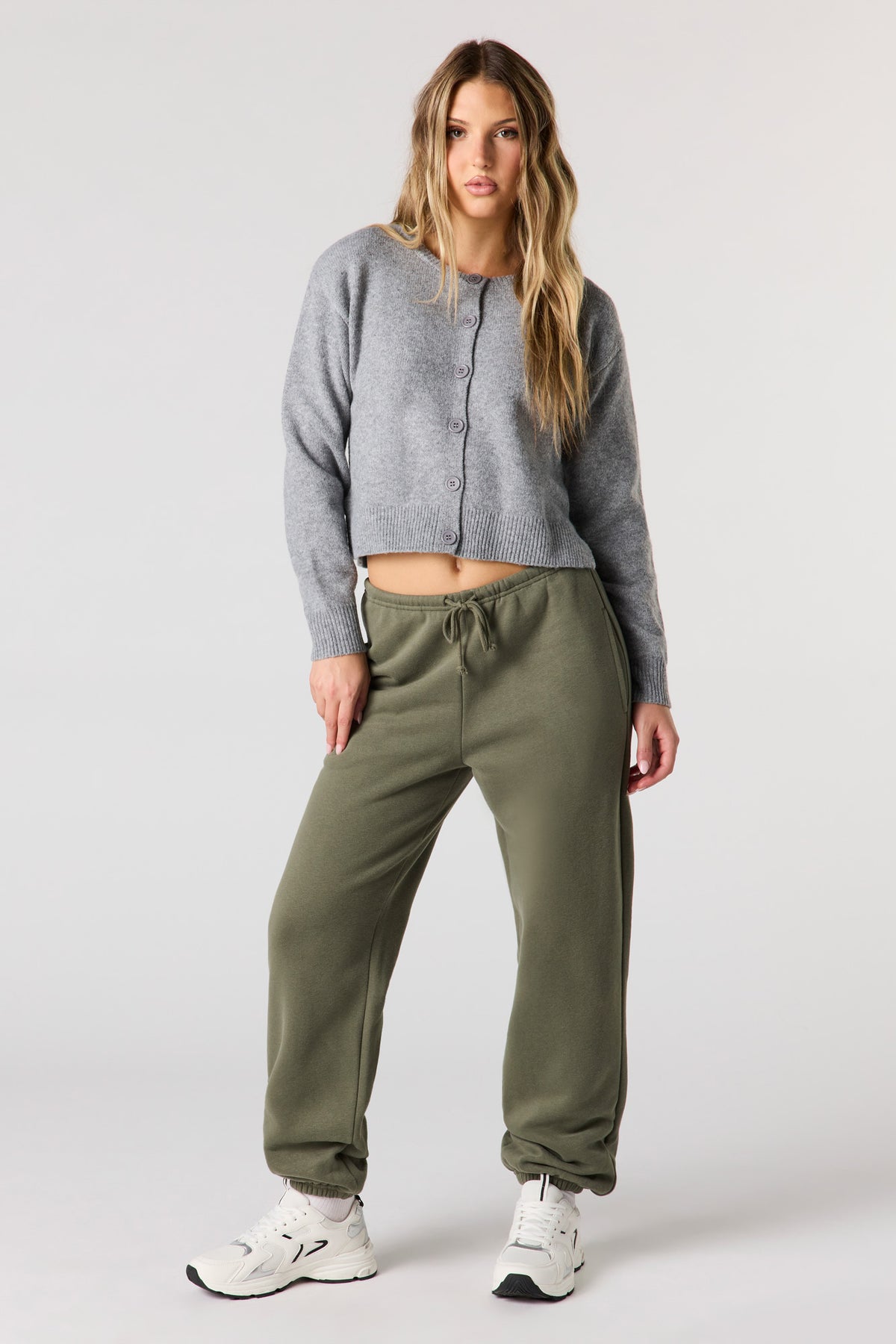 Luxe Fleece Low Rise Jogger - Dark Green
