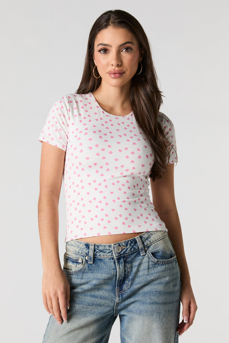 Contour Round Neck Short Sleeve Top