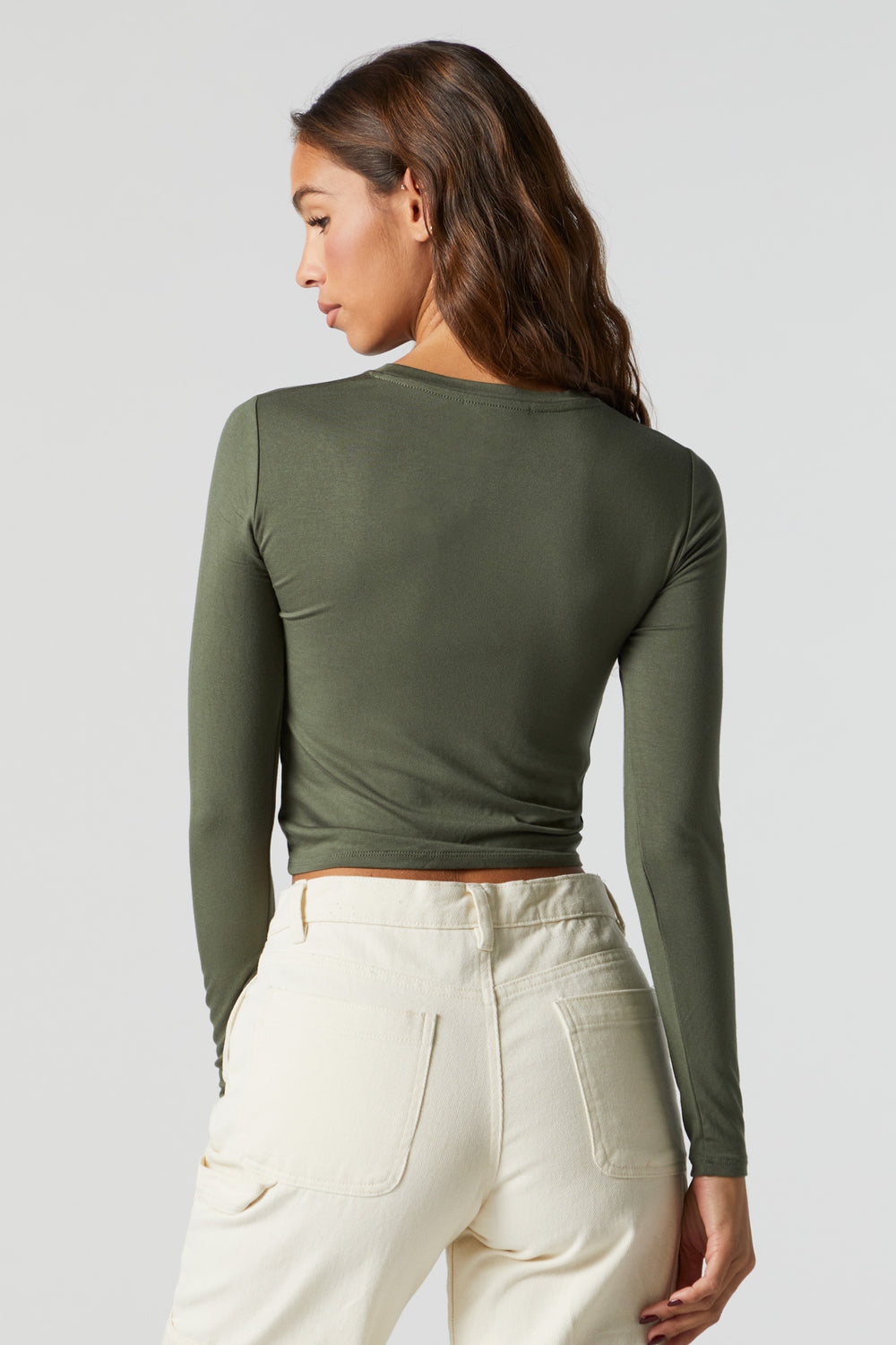Front Knot Long Sleeve Top Front Knot Long Sleeve Top 9
