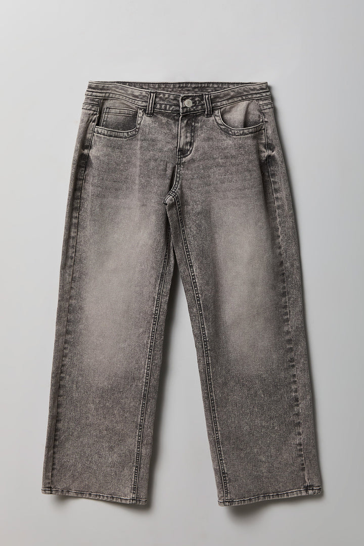 Stretch Low Rise Baggy Jean