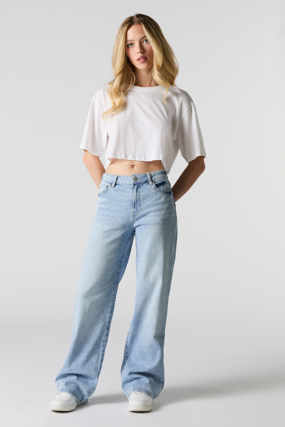 High Rise Stretch Wide Leg Jean High Rise Stretch Wide Leg Jean 7