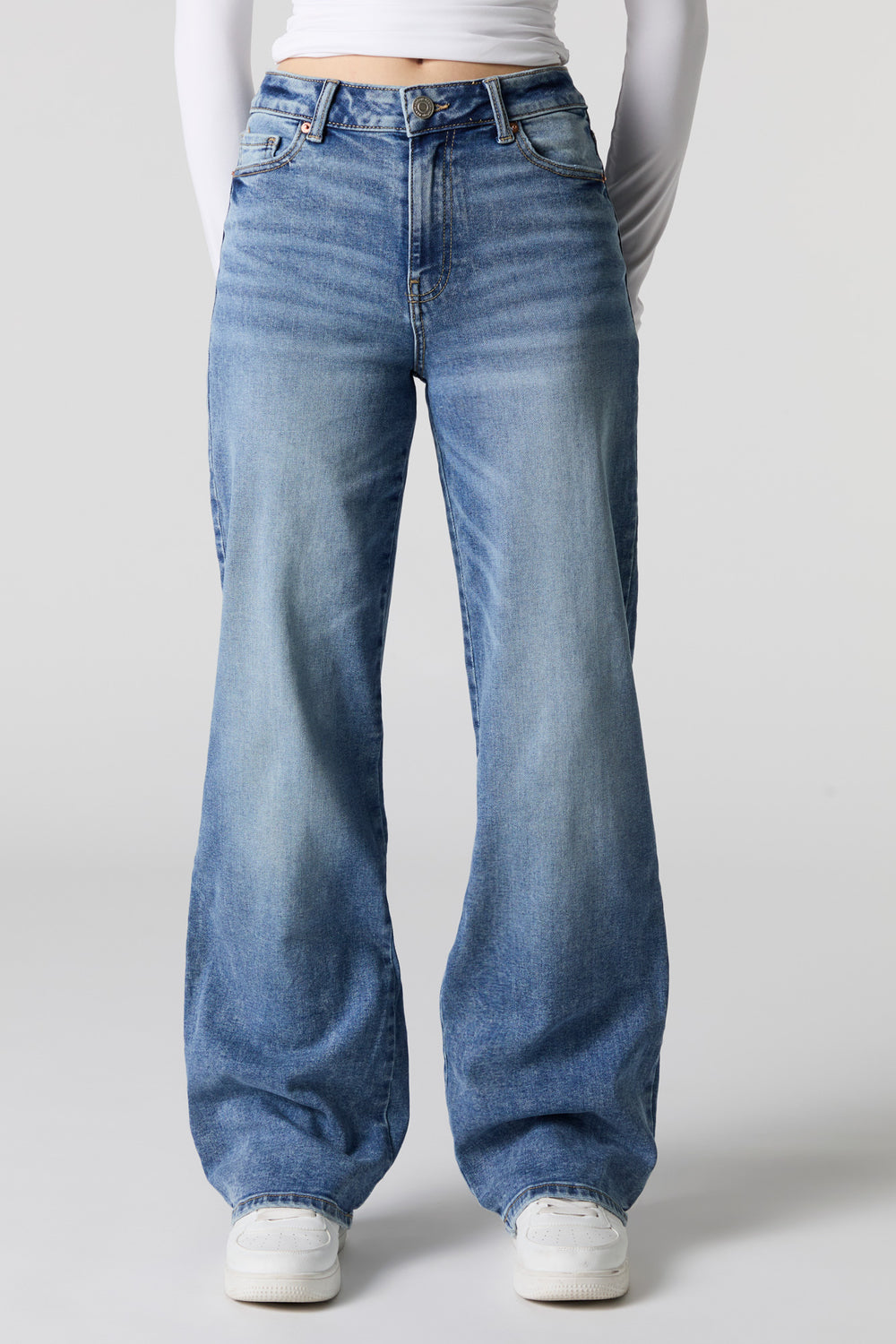 High Rise Stretch Wide Leg Jean High Rise Stretch Wide Leg Jean 11