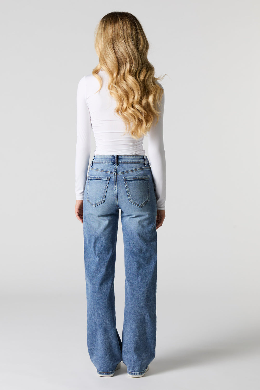 High Rise Stretch Wide Leg Jean High Rise Stretch Wide Leg Jean 12