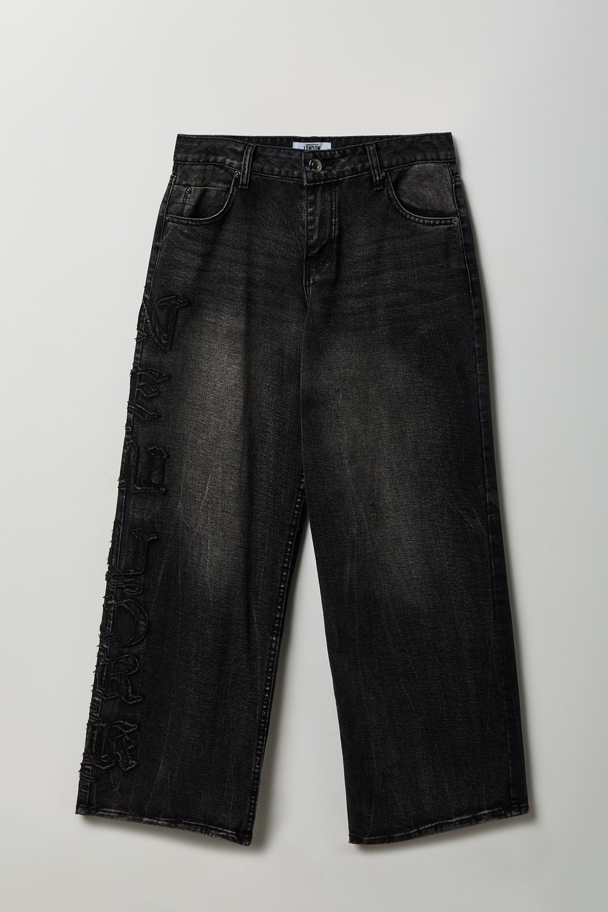 London Low Rise Super Baggy Jean - Black