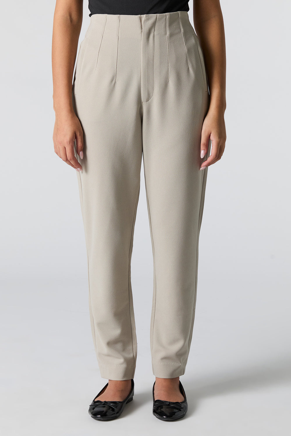 Crepe Pleated Slim Dress Pant Crepe Pleated Slim Dress Pant 8