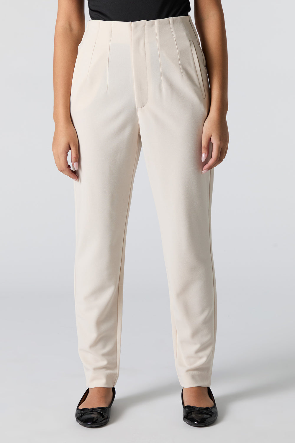 Crepe Pleated Slim Dress Pant Crepe Pleated Slim Dress Pant 2