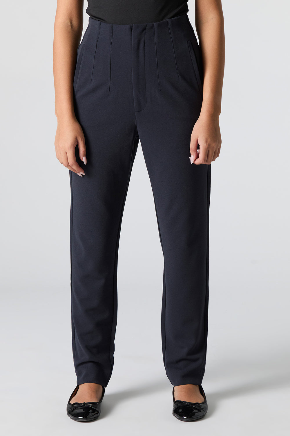 Crepe Pleated Slim Dress Pant Crepe Pleated Slim Dress Pant 11