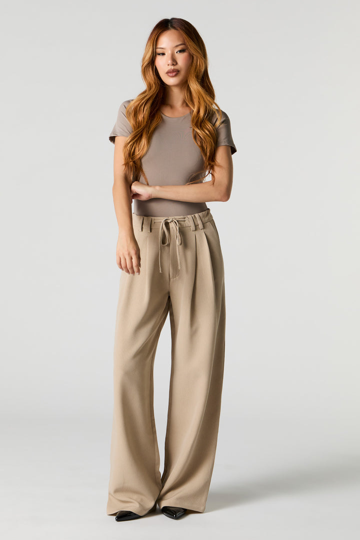 Baggy Drawstring Dress Pant