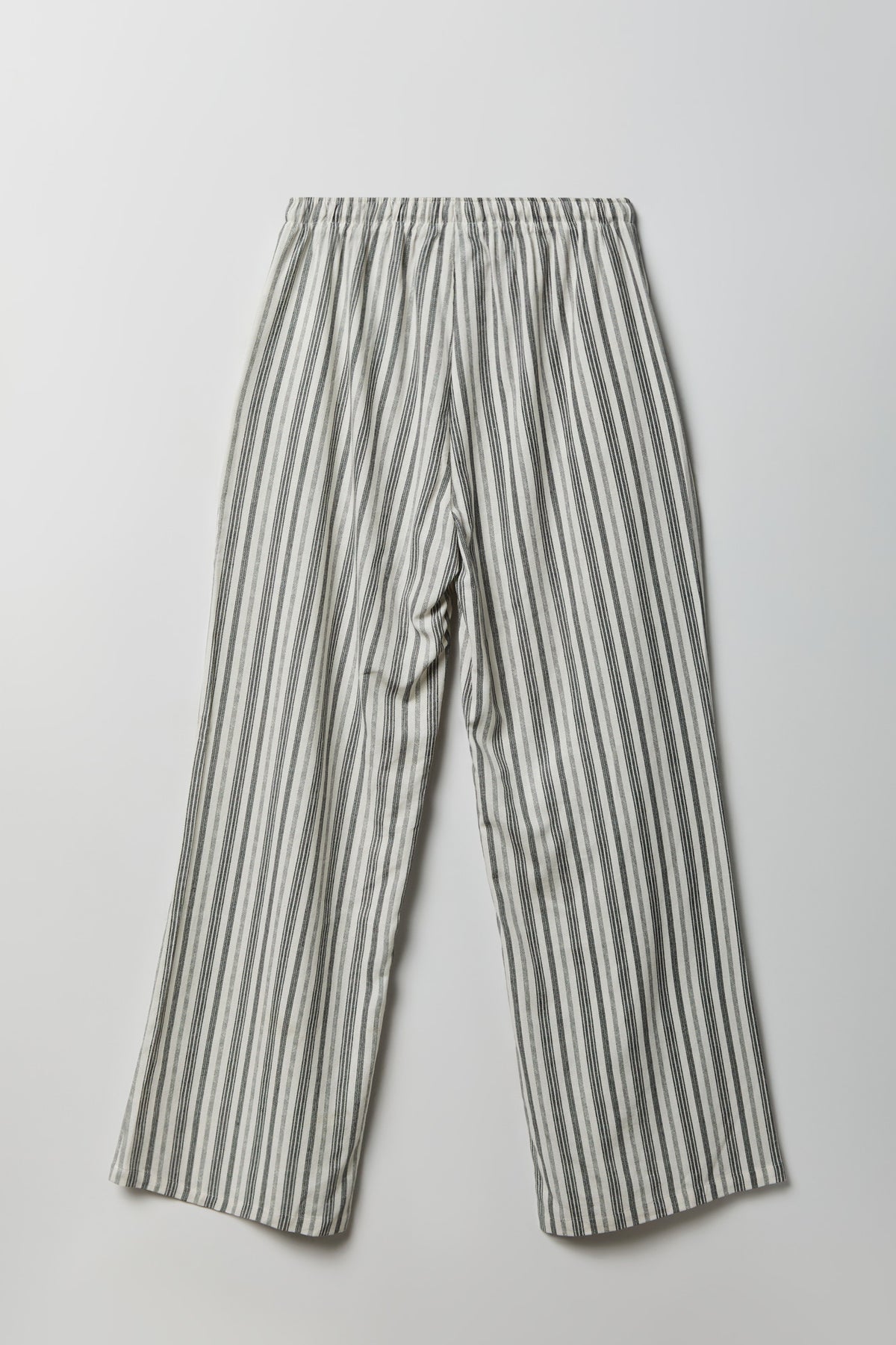 Alt View 5. Linen-Blend Flowy Wide Leg Pant - Charcoal
