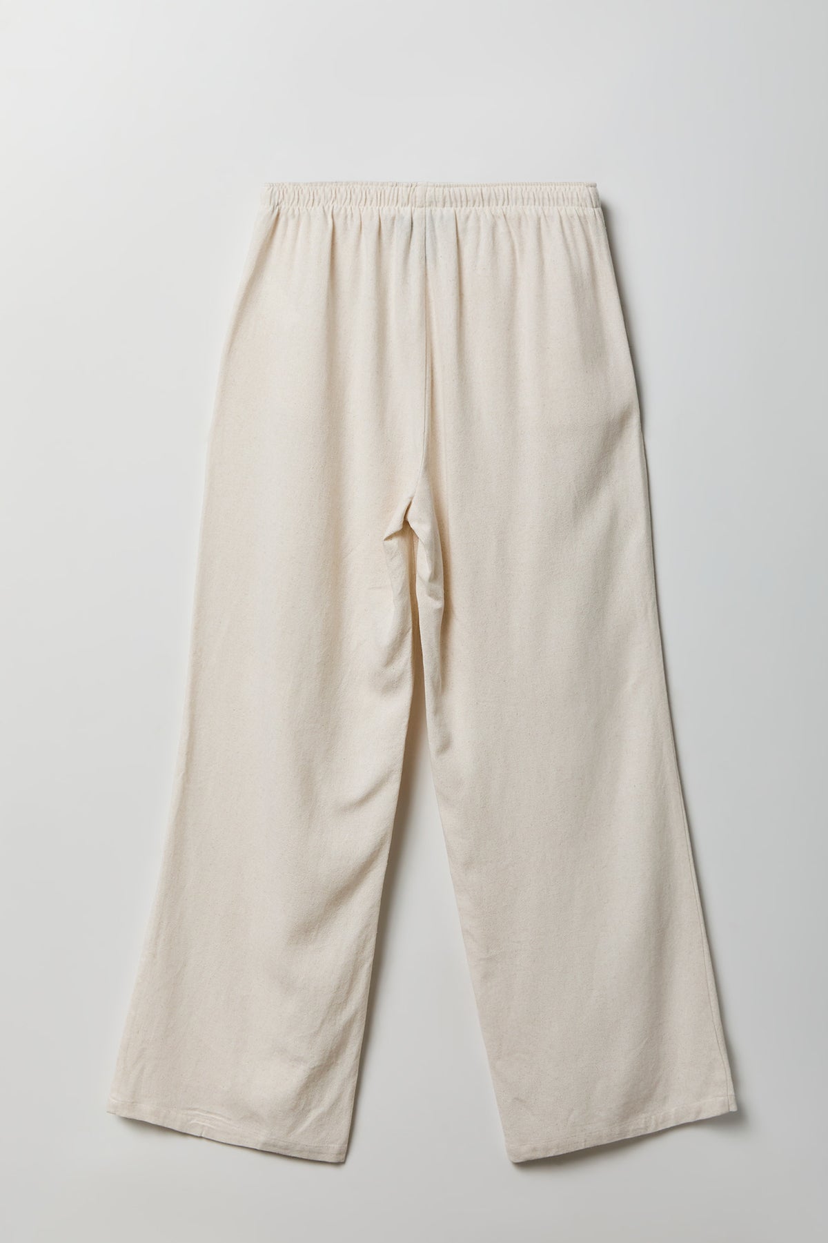 Alt View 5. Linen-Blend Flowy Wide Leg Pant - Tan