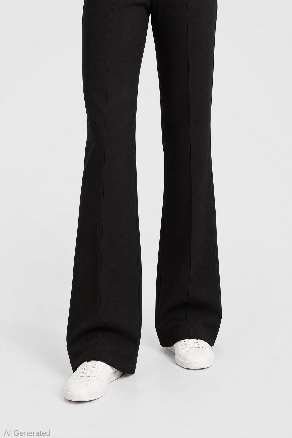 Alt View 4. Flare Dress Pant - Black