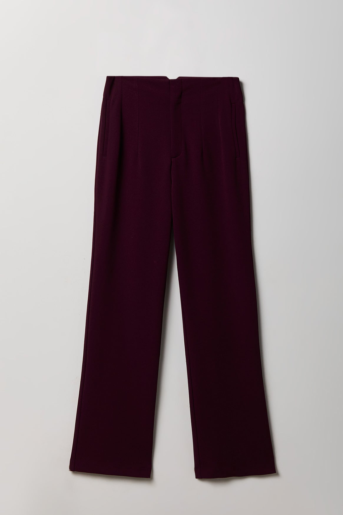 Alt View 5. Flare Dress Pant - Burgundy