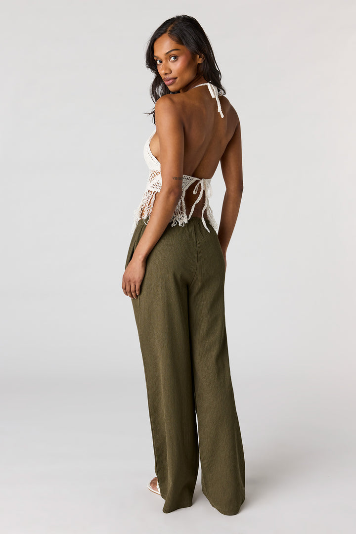 green emerald velvet dress Charlotte Emerald Green Tencel Wrap Dress Cottagecore – Aulieude main image 1