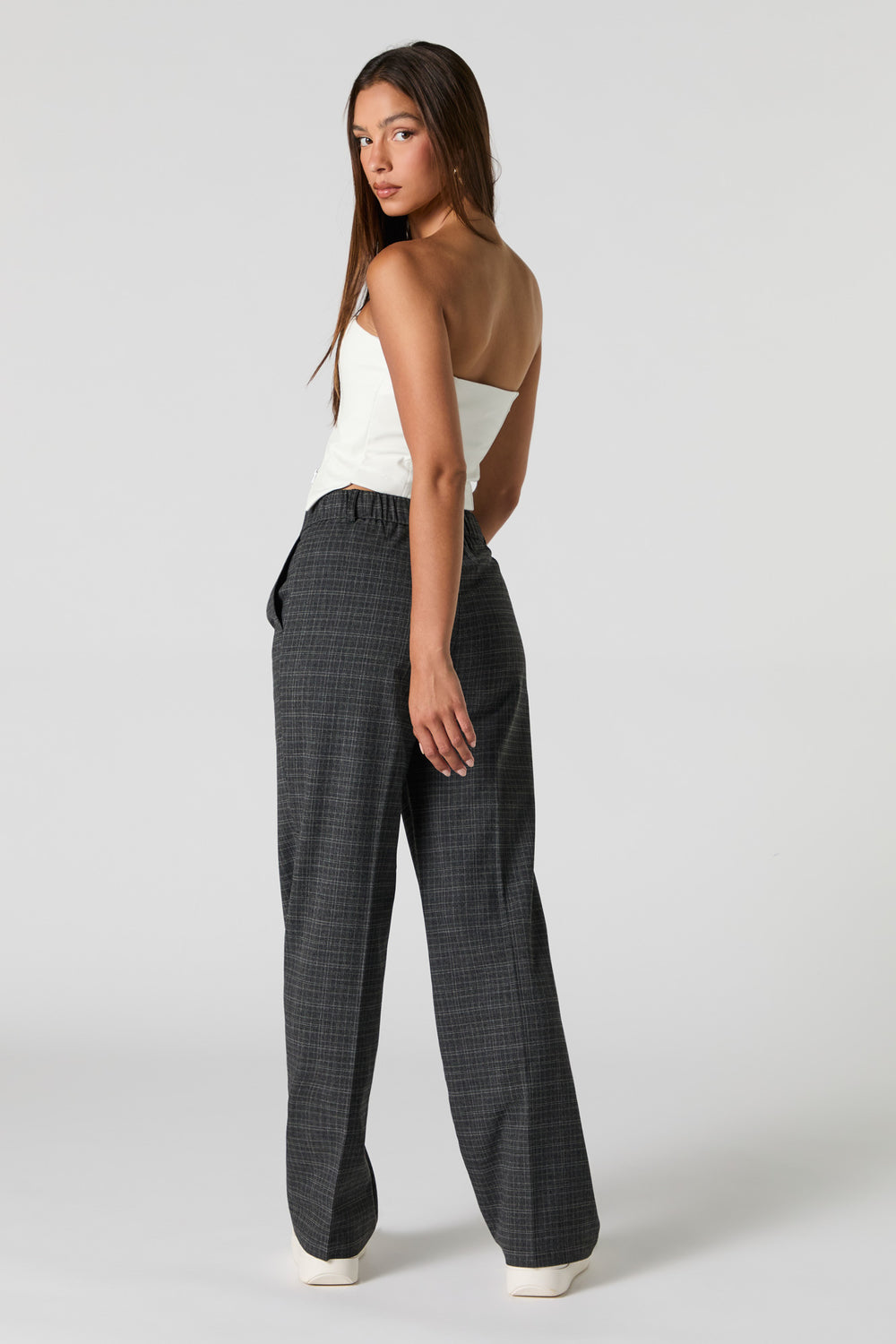 Pleated Wide Leg Dress Pant Pleated Wide Leg Dress Pant 9