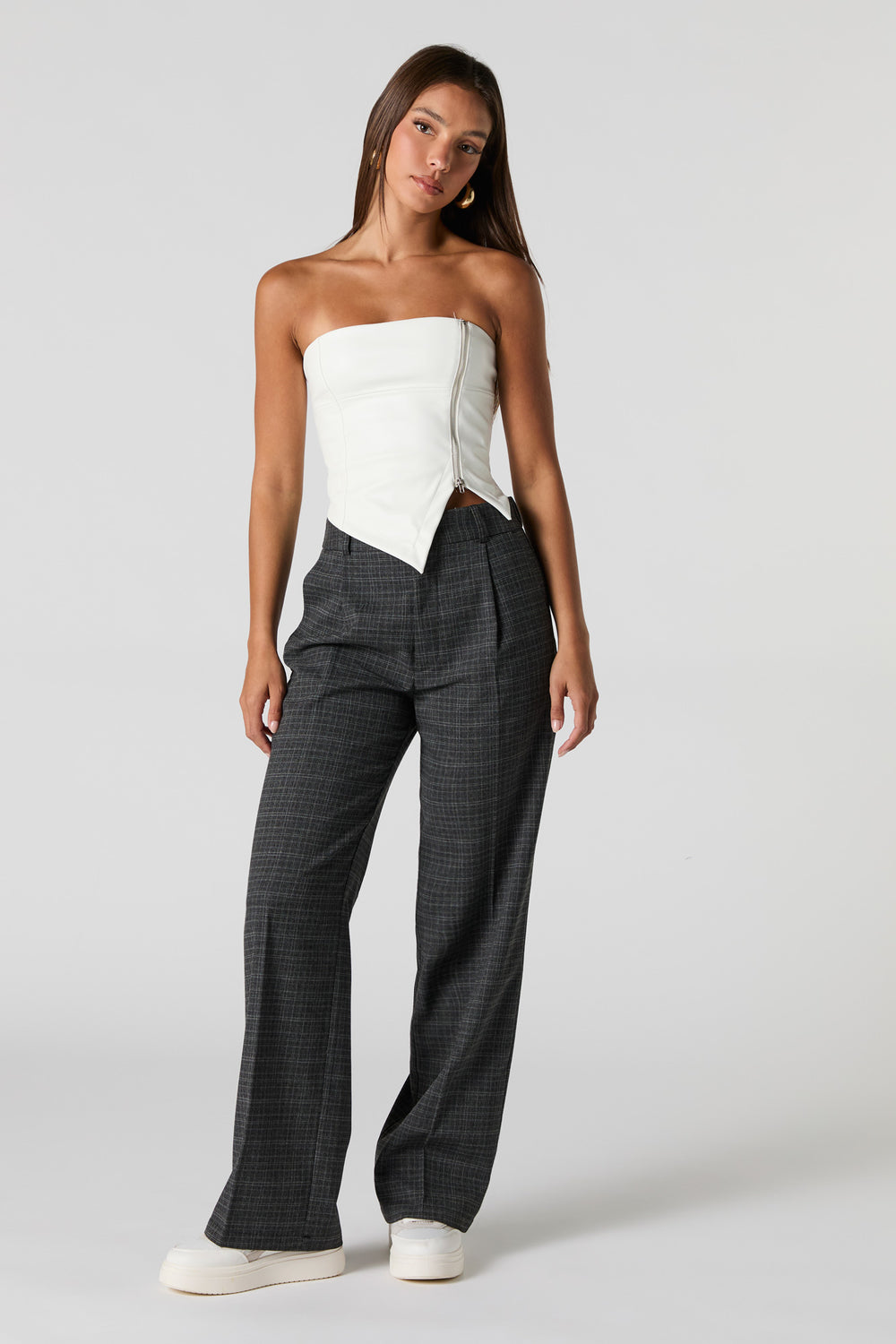 Pleated Wide Leg Dress Pant Pleated Wide Leg Dress Pant 7