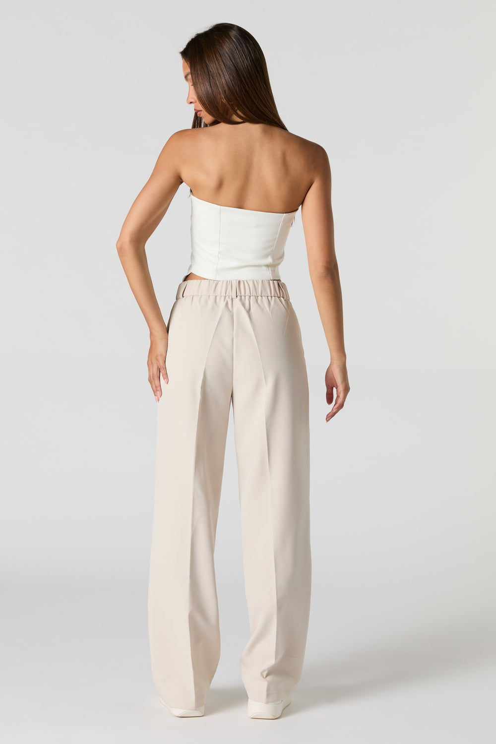 Pleated Wide Leg Dress Pant Pleated Wide Leg Dress Pant 15