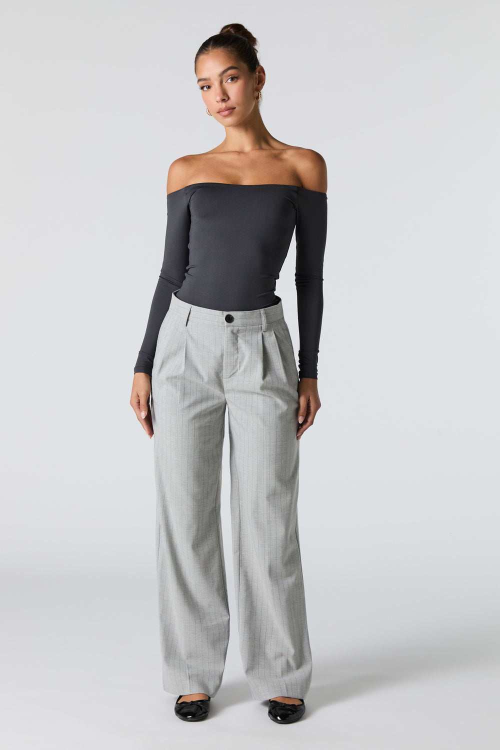 Pleated Wide Leg Dress Pant Pleated Wide Leg Dress Pant 7