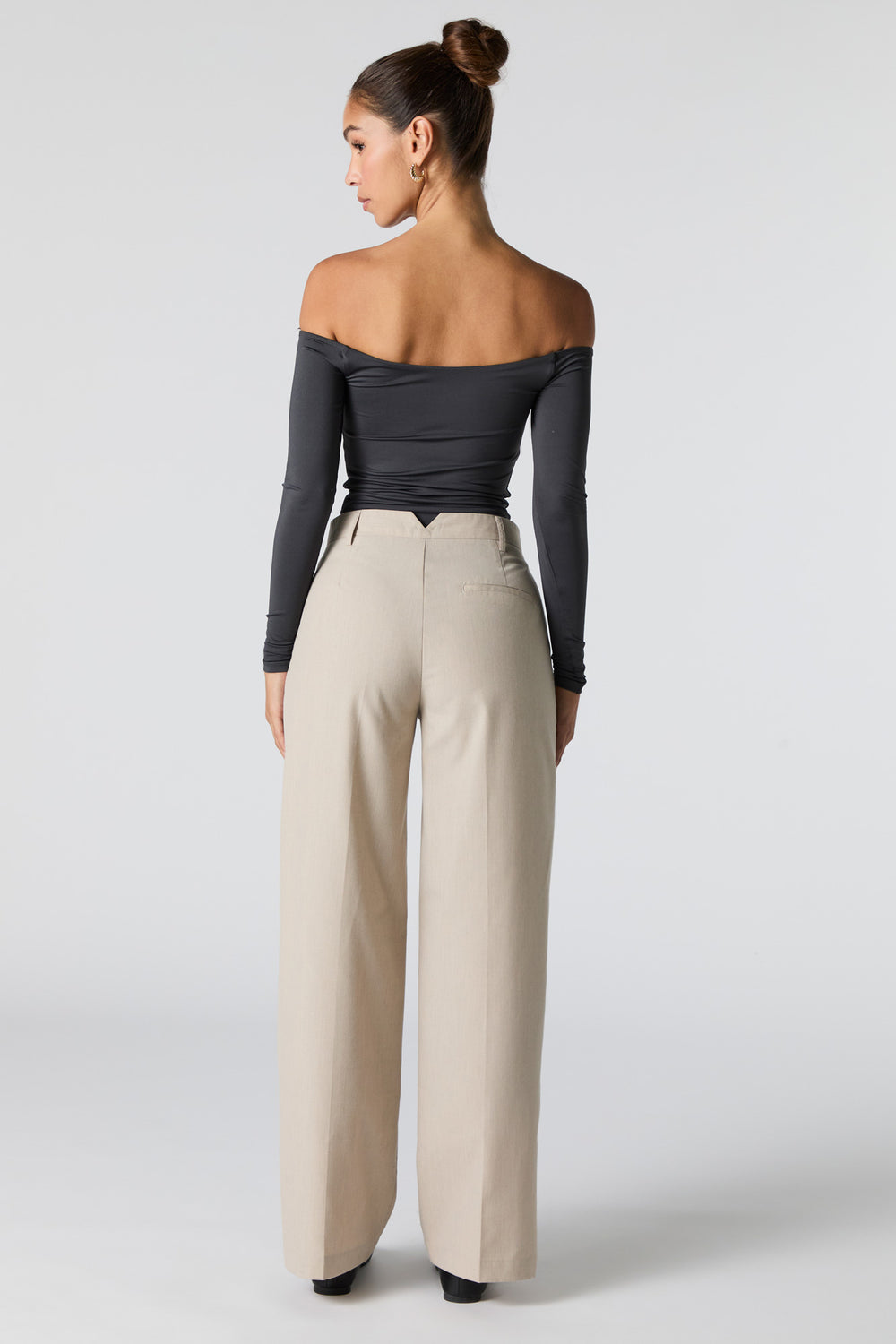 Pleated Wide Leg Dress Pant Pleated Wide Leg Dress Pant 12