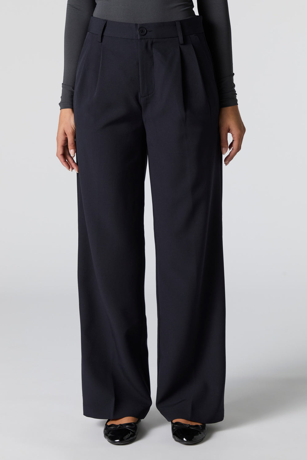 Pleated Wide Leg Dress Pant Pleated Wide Leg Dress Pant 14