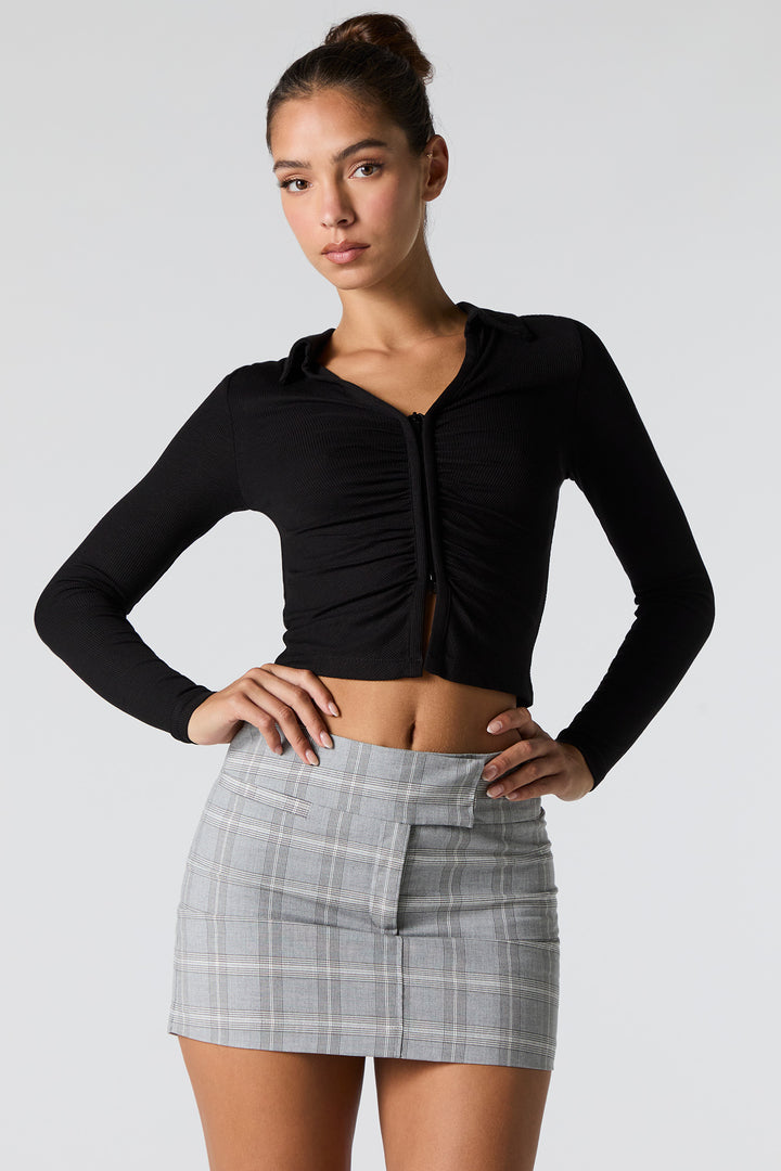 Extended Waistband Mini Skort