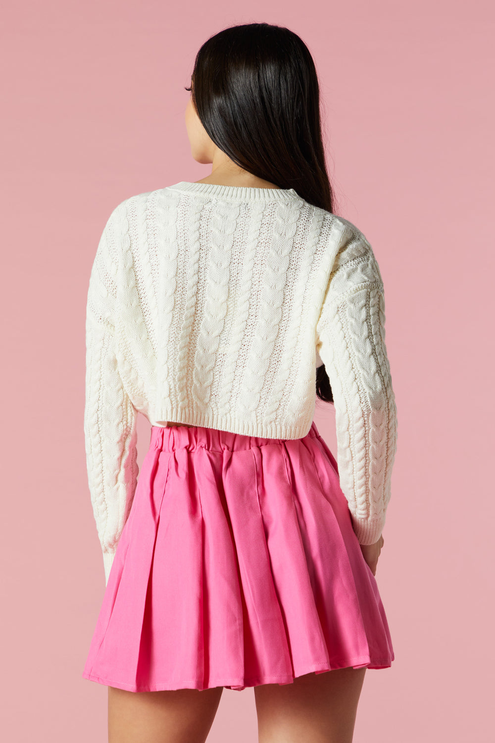 Twill Pleated Skirt Twill Pleated Skirt 3