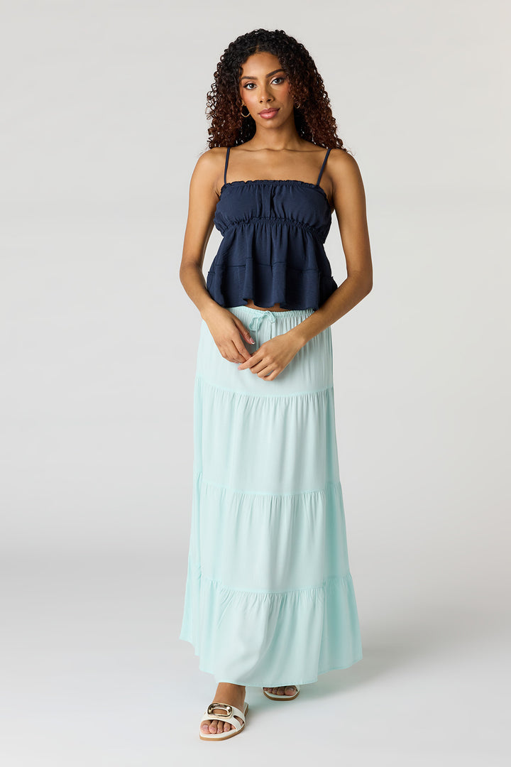 Tiered Maxi Skirt