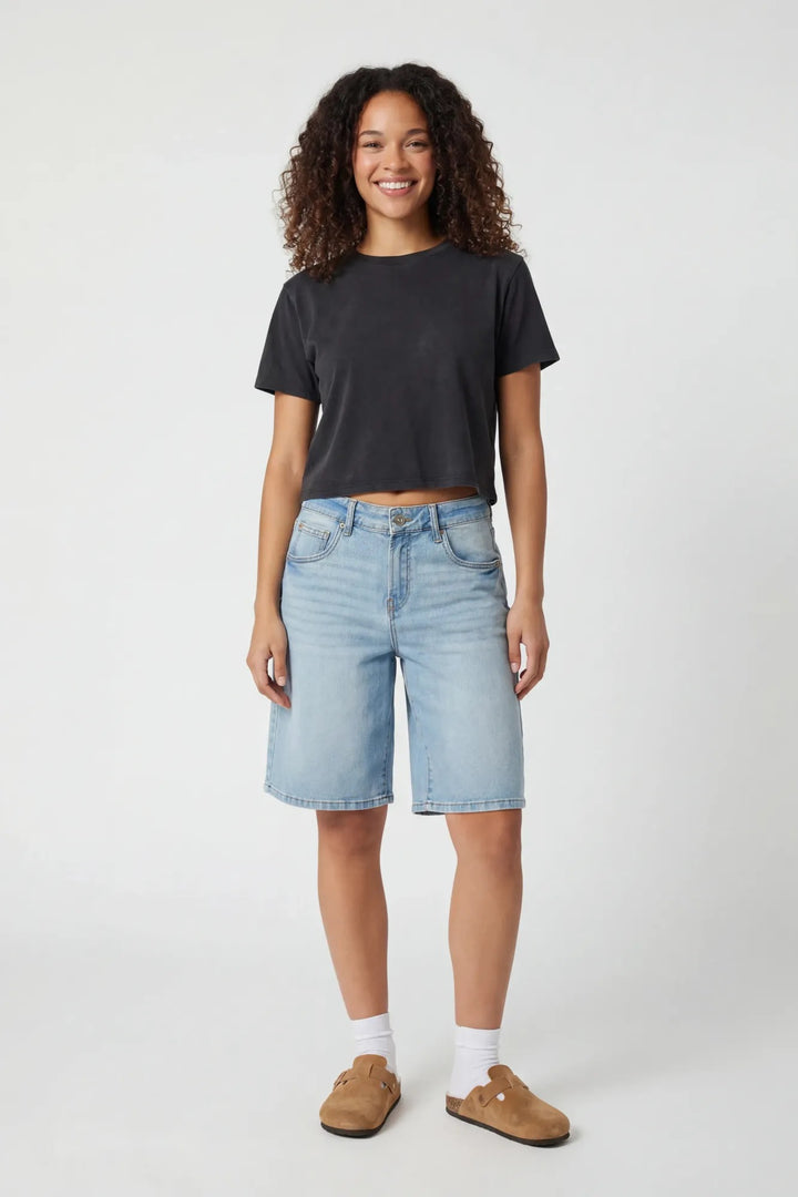 Stretch Low Rise Light Jort