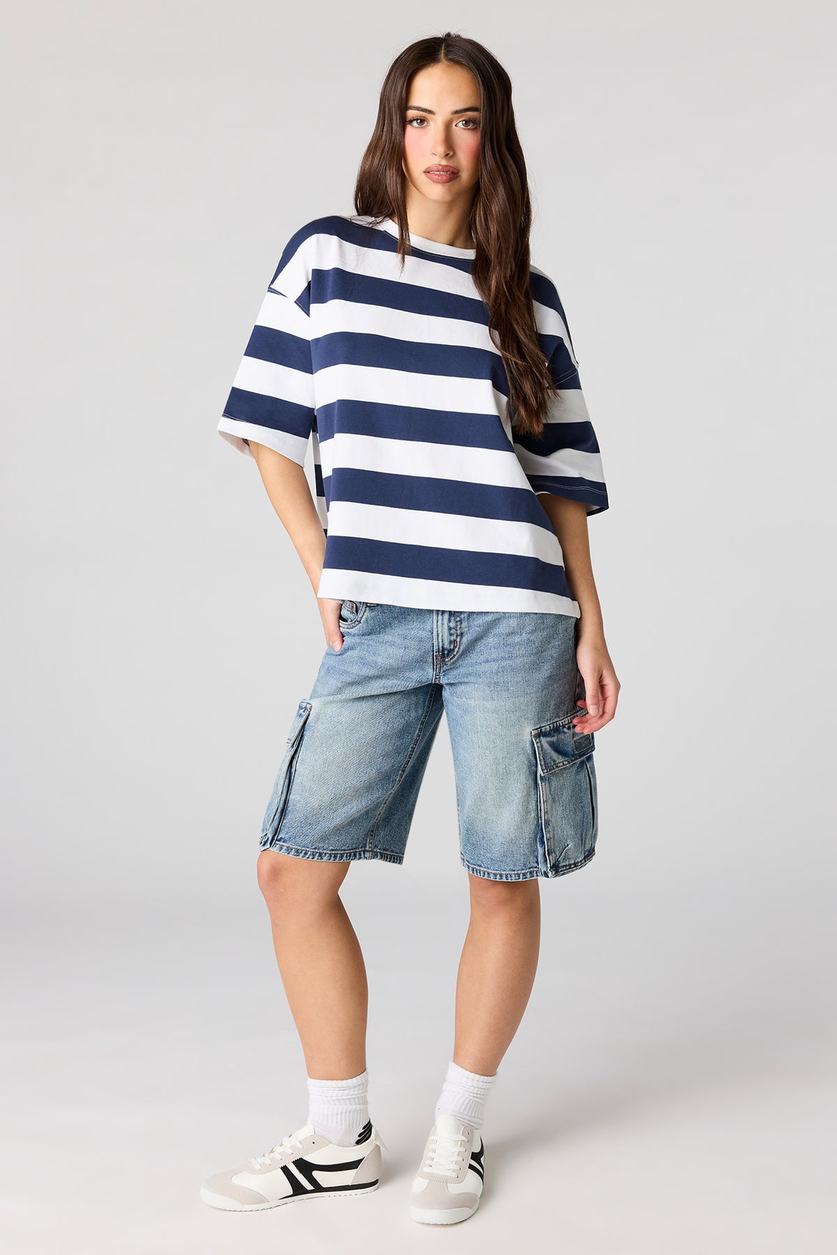 Cargo Jort - Medium Blue