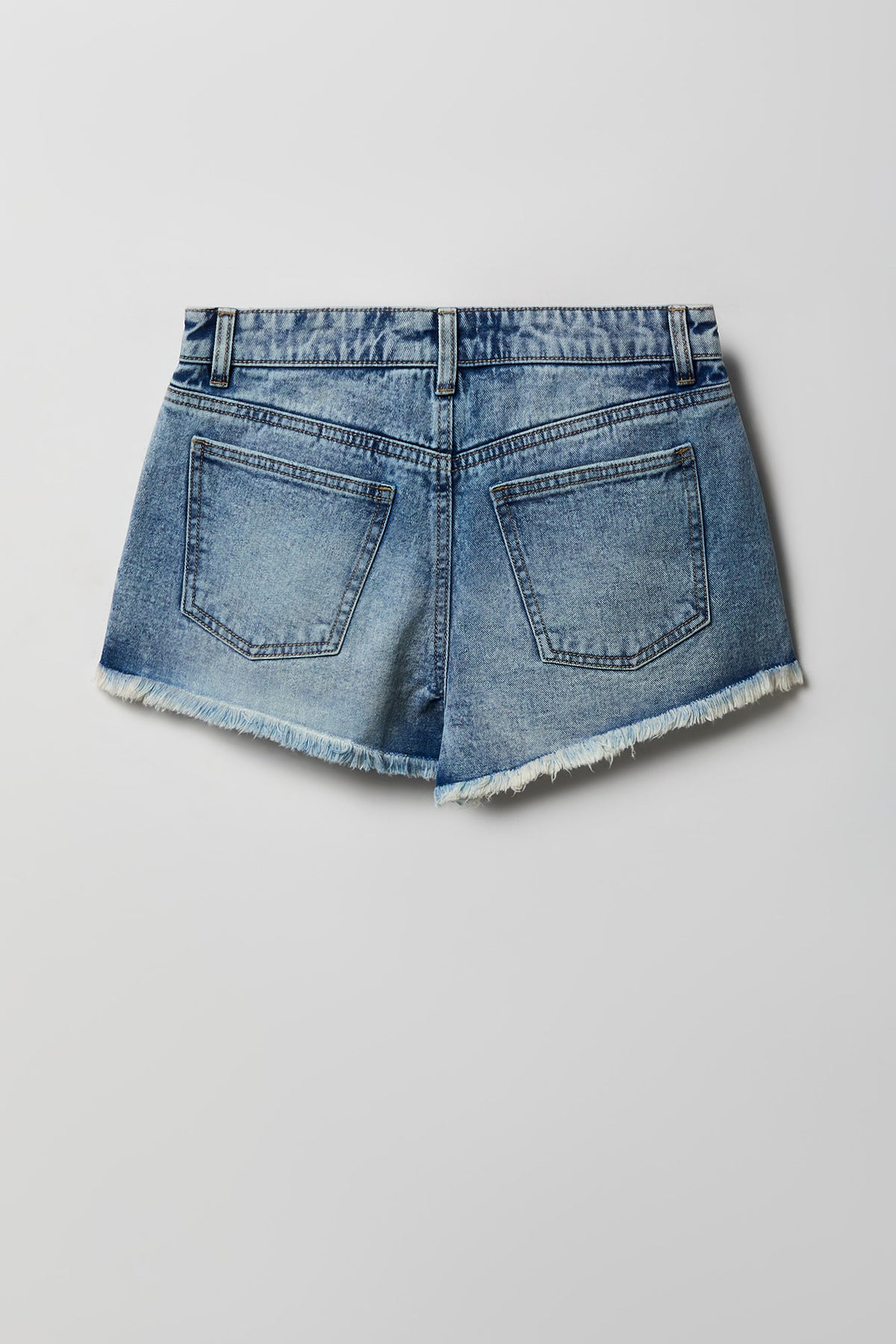 Alt View 5. Star Stitched Vintage Medium Denim Short - Pacific Blue
