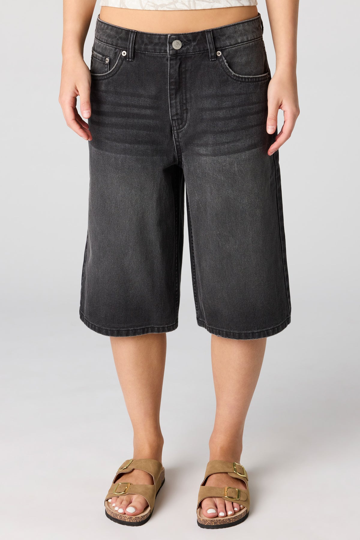 Alt View 2. Black Jort 13" - Black