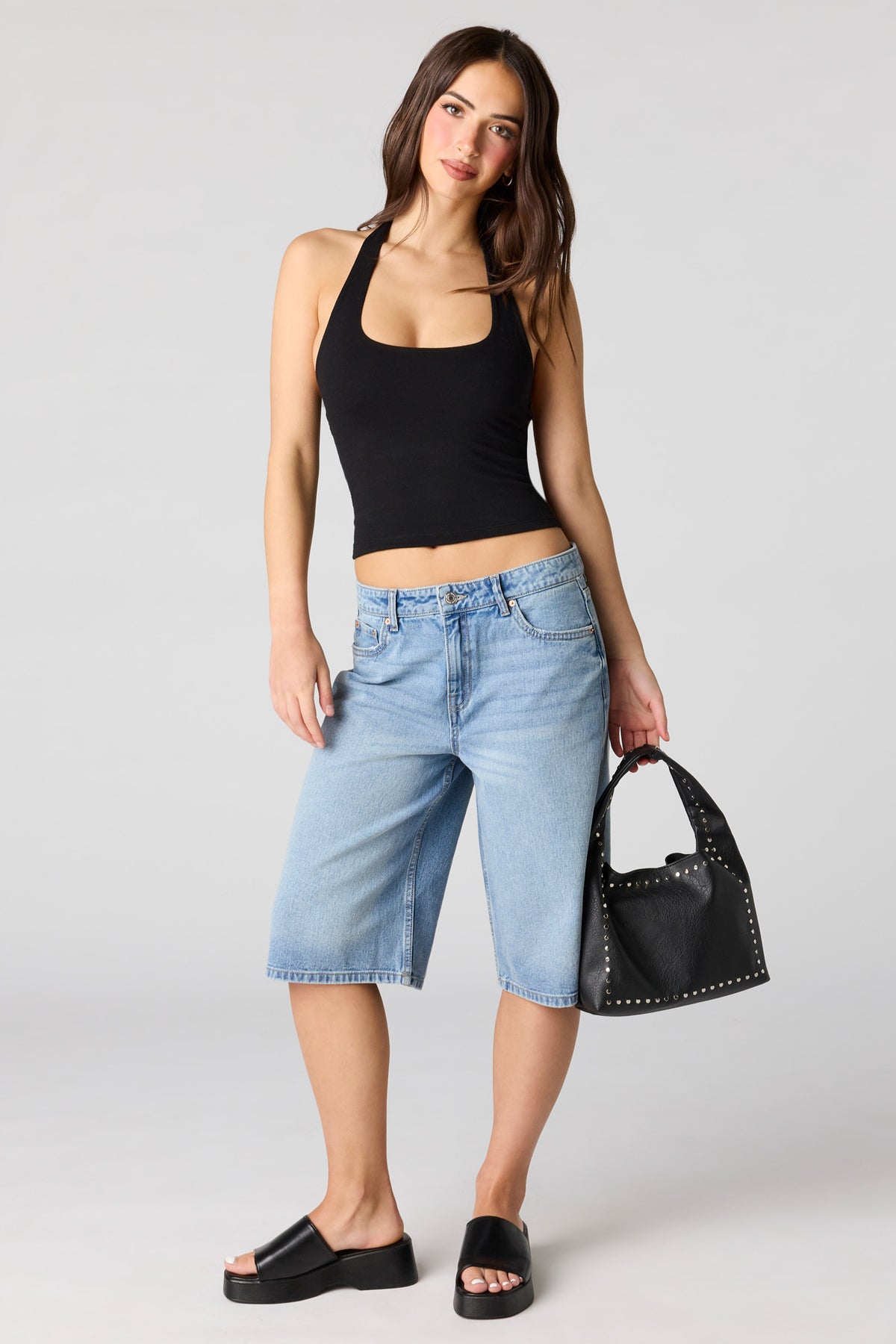 Low Rise Medium Jort 13" - Medium Blue