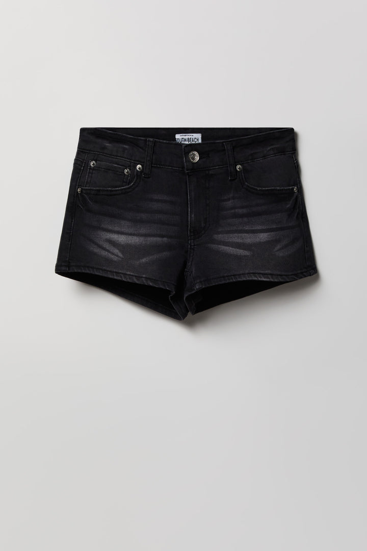 South Beach Low Rise Rhinestone Denim Short