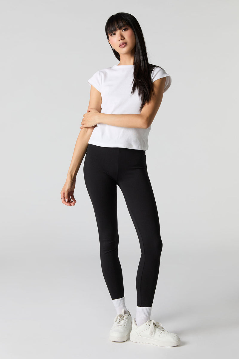 Soft Black High Rise Legging