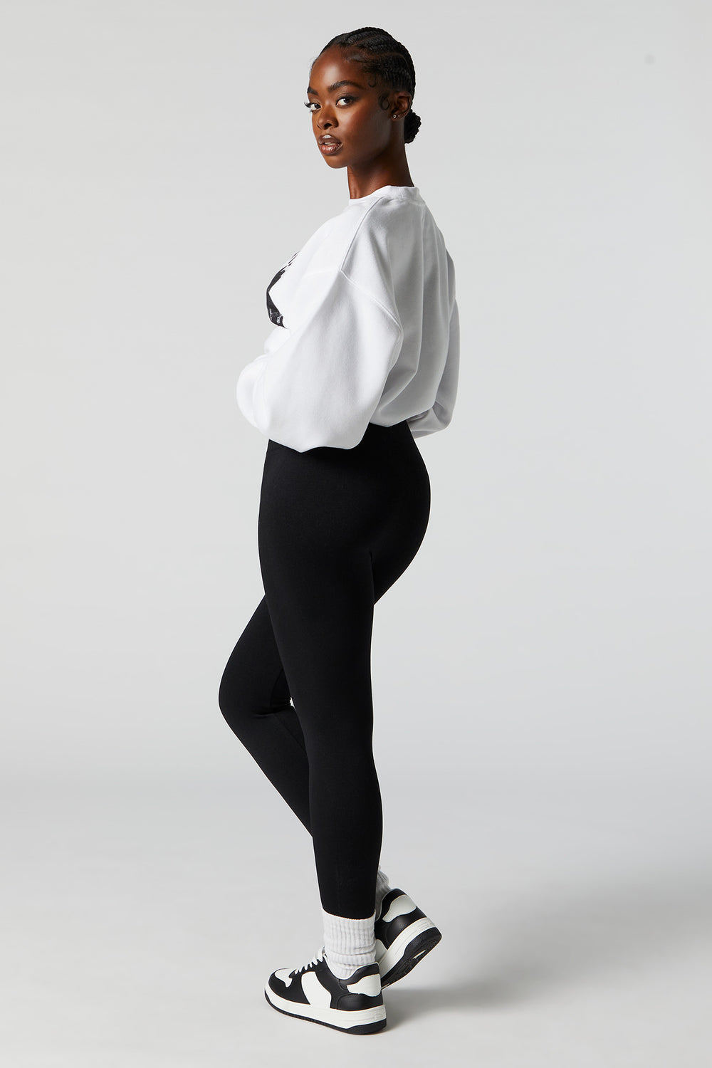 High Rise Seamless Fleece Back Legging High Rise Seamless Fleece Back Legging 7
