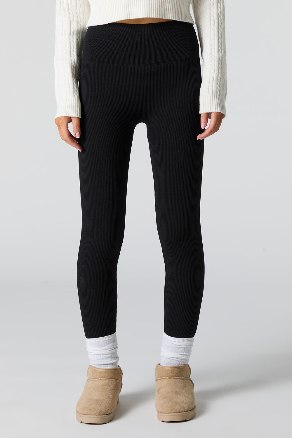 High Rise Seamless Ribbed Legging High Rise Seamless Ribbed Legging 5